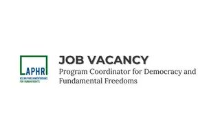 Job Vacancy – Program Coordinator for Democracy and Fundamental Freedoms