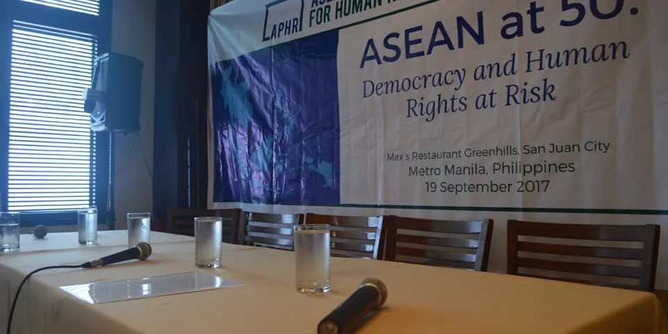 Democracy and human rights at risk as ASEAN turns 50, parliamentarians warn