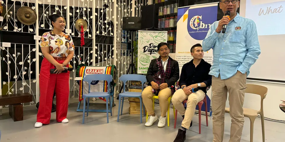 Wong Chen on “Makan-Makan for Myanmar”