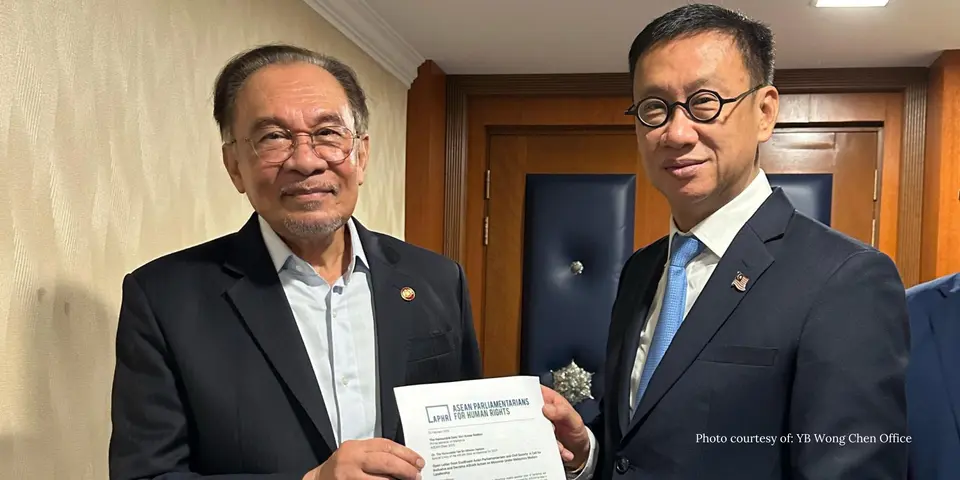 PM Anwar Ibrahim Receives APHR’s Joint Open Letter Urging Bold ASEAN Leadership on Myanmar Crisis