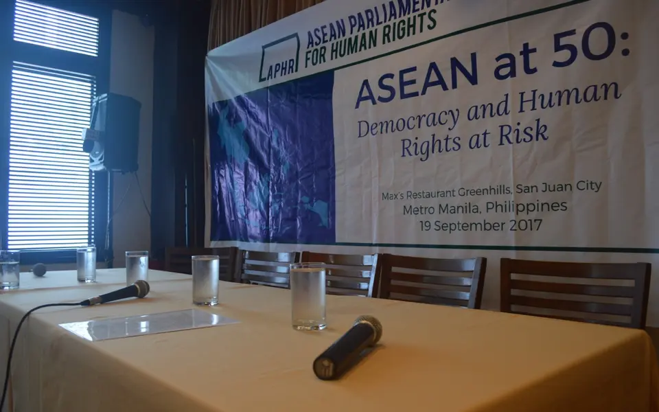 Democracy and human rights at risk as ASEAN turns 50, parliamentarians warn