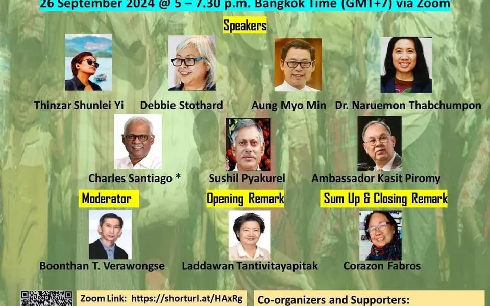 Kasit Piromya and Eva Sundari on “Burma in Crisis: ASEAN Failure?”