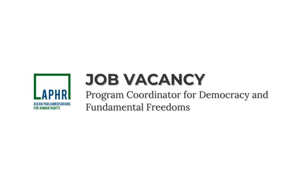 Job Vacancy – Program Coordinator for Democracy and Fundamental Freedoms