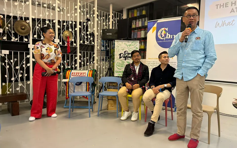 Wong Chen on “Makan-Makan for Myanmar”