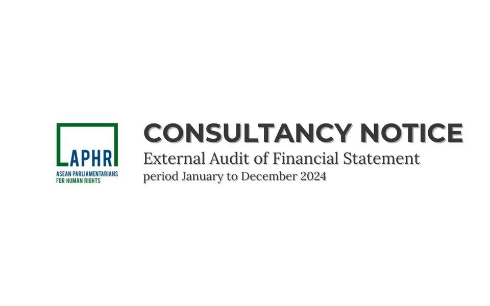 Consultancy Notice: External Audit of Financial Statement (January-December 2024)