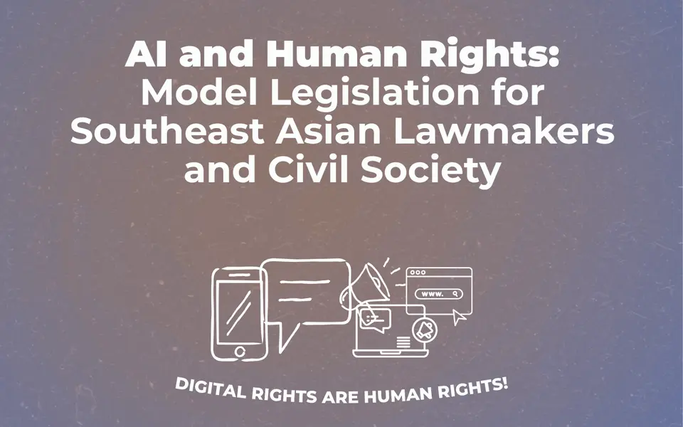 [MODEL LEGISLATION] AI & Human Rights: A legislative blueprint for lawmakers and civil society