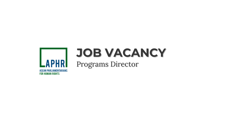 Job Vacancy: Programs Director