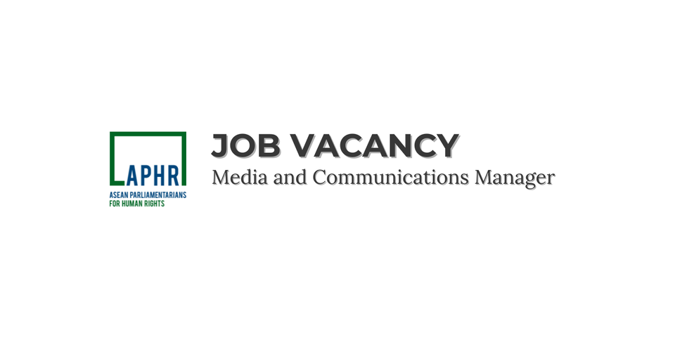 Job Vacancy: Media and Communications Manager