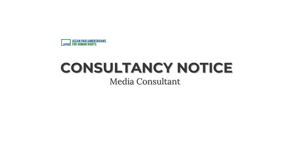 Consultancy Notice – Media Consultant