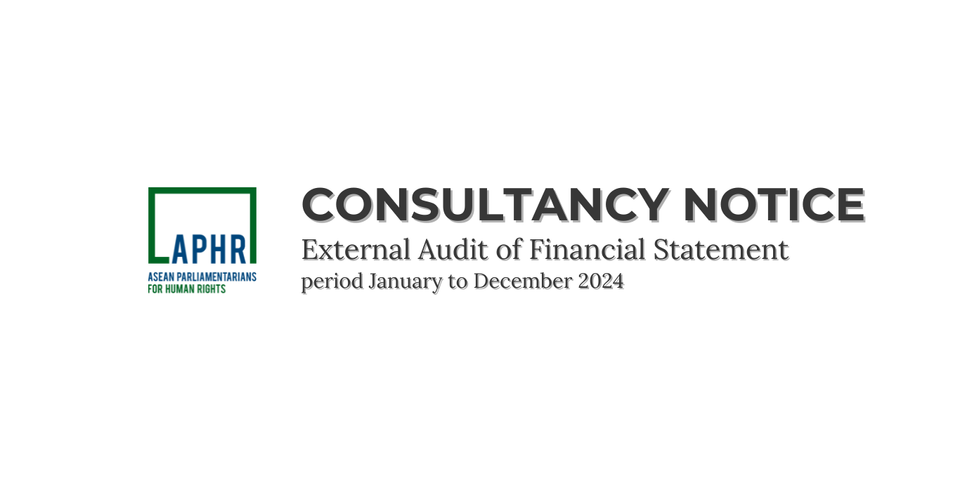 Consultancy Notice: External Audit of Financial Statement (January-December 2024)